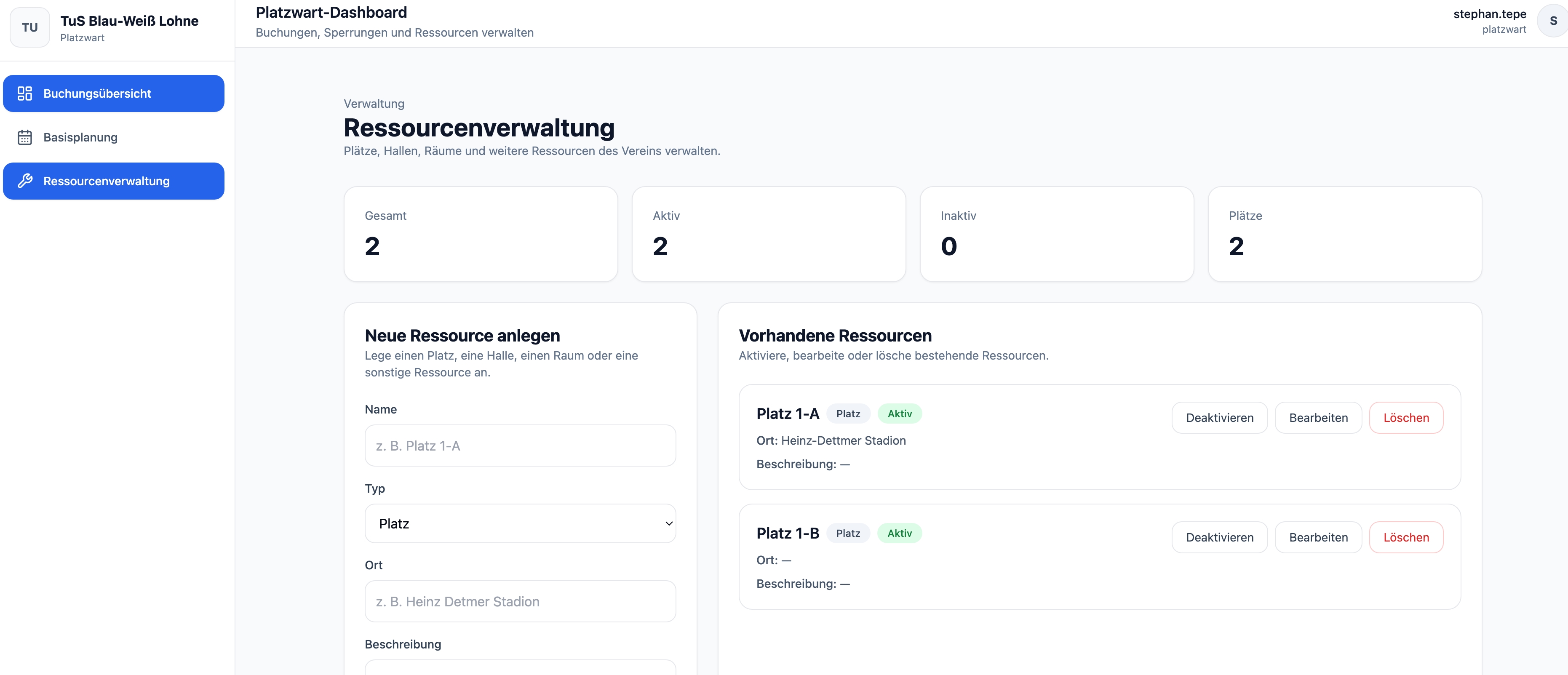 Ressourcenverwaltung